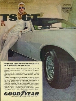 1969 AMX Goodyear tires ad