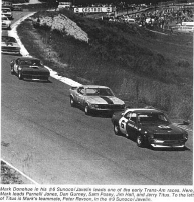 Mark Donohue Sunoco Javelin out front